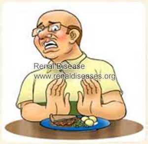 Loss of Appetite with Kidney Failure