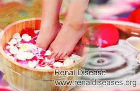 Foot Bath with Herbal Medicine for Kidney Health