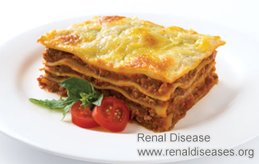 Can I Eat Lasagna on a Renal Diet